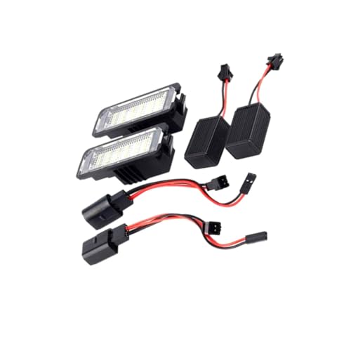 Kit LED plaque voiture résolvant les pannes d'éclairage | 6 pièces Golf et auto