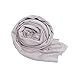 AMOS and SAWYER Solid Fabric Wrap/Layer, Newborn Baby Layer Photography Prop (Silver)