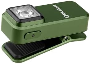 OLIGHT Oclip Rechargeable EDC Flashlight 300 Lumens Dual Light Sources Compact Pocket Clip Light, Type C Charging, Portable Magnetic for Night Working, Cycling, Emergency, Signaling Tool