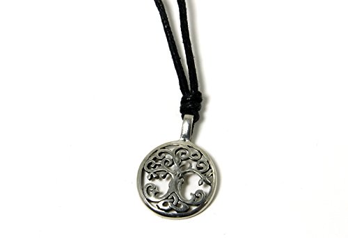 Amethyst Dublin Celtic Tree of Life Necklace Pewter Adjustable Made in Ireland