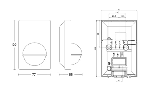 Steinel Sensore di movimento IS 180-2 bianco