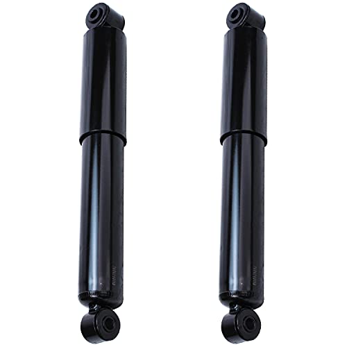 Image of Detroit Axle - Front 2pc Shock Absorbers for 04-09 Dodge Durango, 07-09 Chrysler Aspen, 2 Shock Absorbers Assembly 2004 2005 2006 2007 2008 2009 Replacement