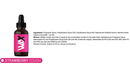 Wax-Liquidizer-Premium-Short-Fill-E-Liquid-Vape-Juice-100ml-Bottle-for-All-E-Cigarettes-Made-in-UK-Strawberry-Cough