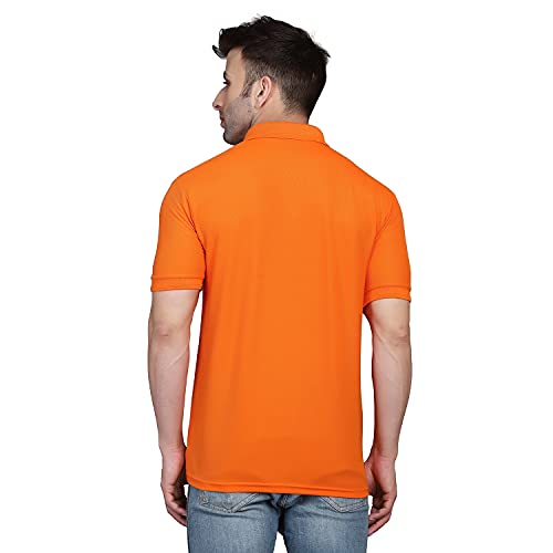 Image of INKKR Men's Combo Polo Neck Cotton Blend Solid T-Shirt (Pack of 2)