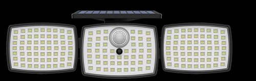 Dotoy ソーラーライト 屋外 人感センサー付き 防犯・防災用 玄関/ベランダ対応 リモコン操作可能