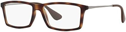 Ray-Ban unisex-adult Rx7021 Mathew Rectangular Prescription Eyeglass Frames