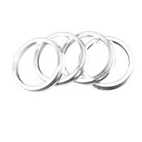 Wanhaoaony Bague De Centrage Jante 4 Pièces Voiture En