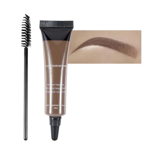 Long-lasting Waterproof Smudge-proof Liquid Eyebrow Gel, Eyebrow Dye Cream, For All Skin Tones (2# CARAMEL)