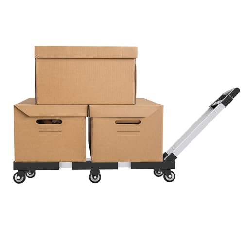 Carretilla plegable con ruedas de carga pesada 198 lb miniatura 5