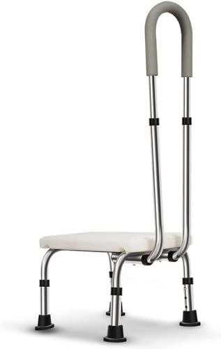 Marches de Douche, Repose-pieds Médicaux Antidérapants, Pédales de Sécurité avec Mains Courantes, Marches de Baignoire Réglables En Hauteur, Marche de Douche, Marche de Salle de Bain, Aide Au Bain