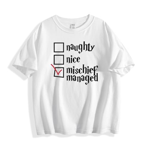 Mischief Managed Short Sleeve Little Kids Shirts Cotton Tee Tops