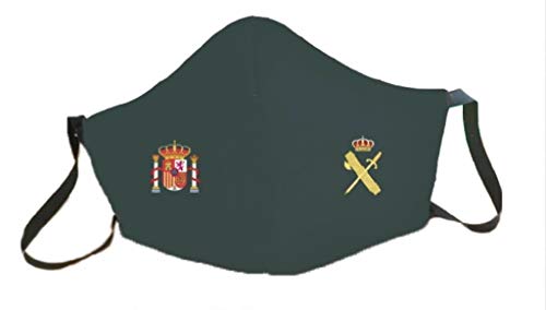 Mascarillas España escudo homologadas GUARDIA CIVIL reutilizables 3 capas protectoras Cover