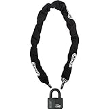 ABUS Motorbike Lock 37RK/70 + 14MK - Motorbike Chain with Padlock - ABUS Security Level 20-120 Chain Length