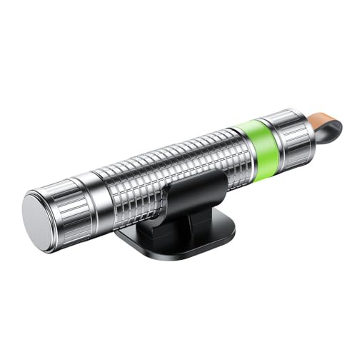 AILISK Premium Notfallhammer Auto Pro X2 Original Adac für Autos Scheiben-Reparatur 1 Stück Silber