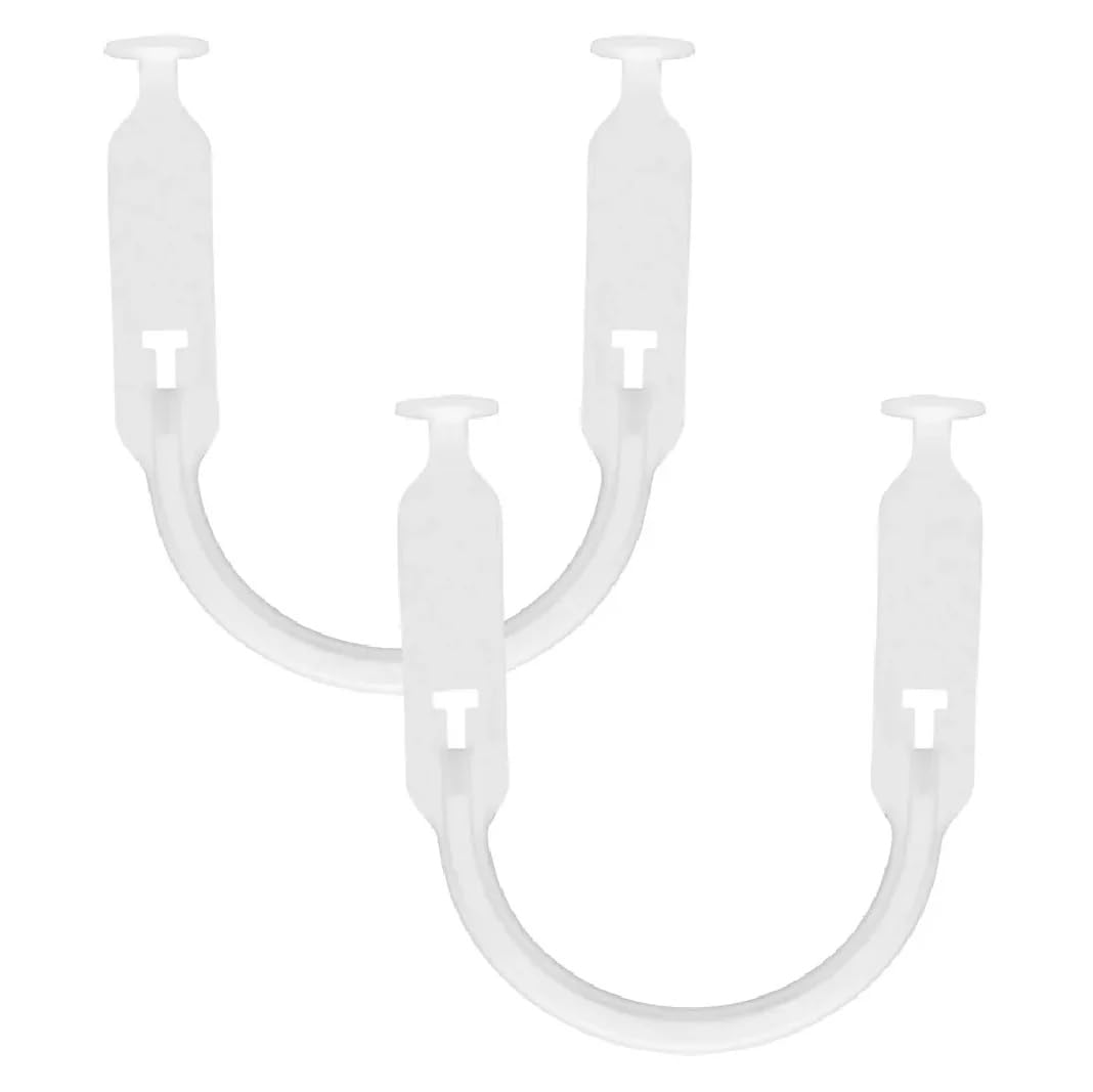 TronX Hockey Helmet Replacement Ear Slings - 2-Pack - White