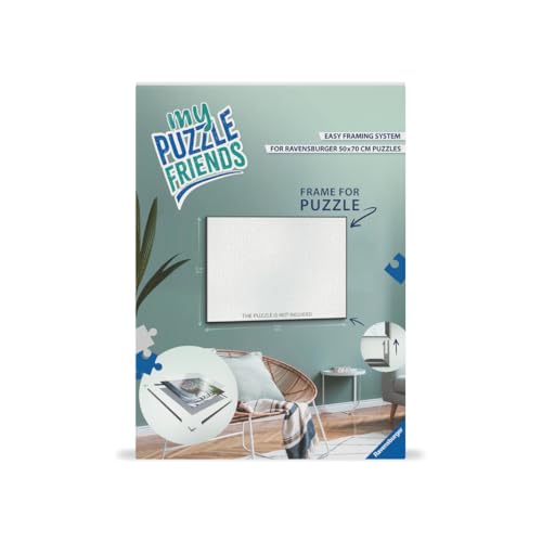 Ravensburger Cadre Puzzle 17901 - Cadre pour Puzzle 1000 pièces - Format 70,4 x 50,4 cm, Noir