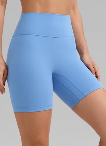 Image of CRZ YOGA Secretsculpt Biker Shorts 6 inch | Booty Scrunch Butt, Butterlift, Buttery Soft, Moderate Compression, Workout, Pilates, No Front Seam, High Waist, for Women