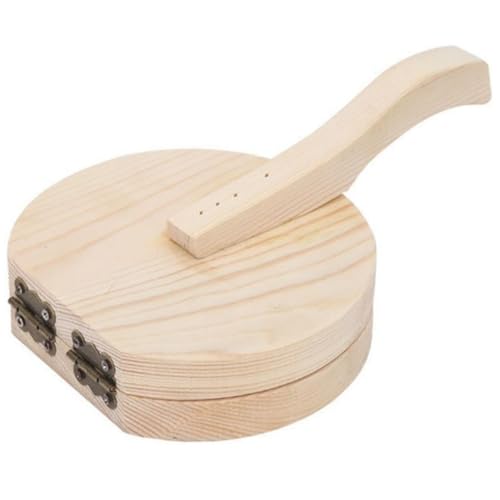 NAMOARLY Efficient Dumpling Wrapper Press Wooden Dough Press Mold Kitchen Accessory