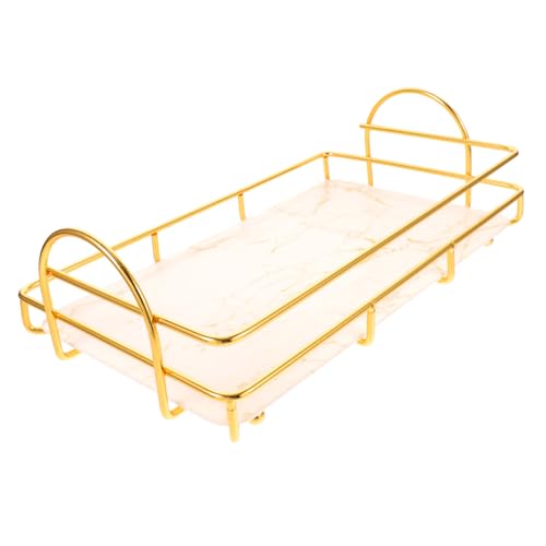 Yardenfun Bathroom Countertop Shelf Organizer Single Cosmetic Storage Rack for Toiletries Makeup More Sturdy Design for Easy Organization Access