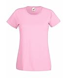 Regular Fit T-Shirt Fruit of the Loom 3er Pack Damen T-Shirt Größe XXL Farbe Rosa