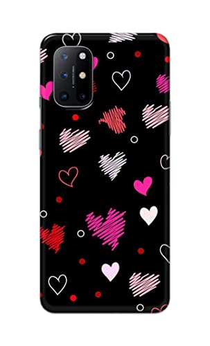 Image of PRINTFIDAA Vibrations of Love Hard Back Cover for OnePlus 8T Back Cover -(P6) KAT1009