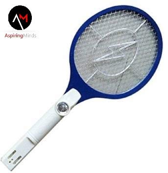 Aspiring Minds Electric Fly Swatter Racket Zapper - Mosquito Bug Fly ...