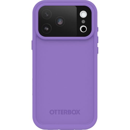 Image of OtterBox iPhone 17 Pro Max (Only) FRĒ Series Waterproof Case with MagSafe - Rule of Plum (Purple) - Sleek & Stylish - Waterproof iPhone Case up to 2 Meters - IP68 - Phone Case for Swimming /Snorkeling