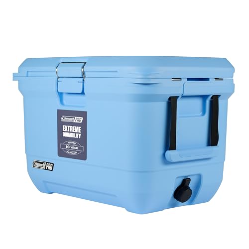 Coleman Pro Glacière avec poignées | Capacité 42.5L | Contient la Glace Pendant 4 Jours | Isolation entièrement en Mousse | Grande glacière Portable pour...