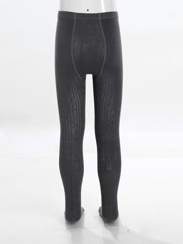 JEATHA Footed Tights for Girls Ballet Dance Pants Cable Knit Seamless Pantyhose Stockings Leggings3