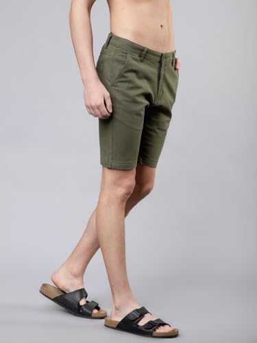 Image of Highlander Cotton Shorts for Men| Regular Fit |Chino Shorts |Shorts for Men Stylish | Mens Shorts
