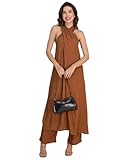 ⮞ Caractéristiques élégantes et modernes : kurta sans manches à col licou de style drapé pour un look chic et contemporain, la coupe fendue sur l'ourlet ajoute du mouvement et du style, pantalon palazzo à taille élastique avec 2 poches fonctionnelles pour plus de commodité et de confort, disponible en couleurs unies, polyvalent pour la journée et la soirée.