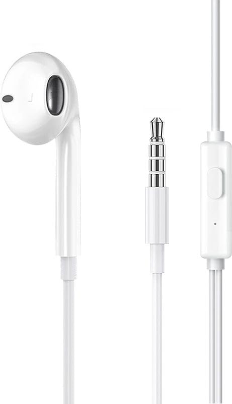 Image of 3.5MM Deep Bass for O PPO Reno Series Wired Earphone Wired (White, in the Ear)