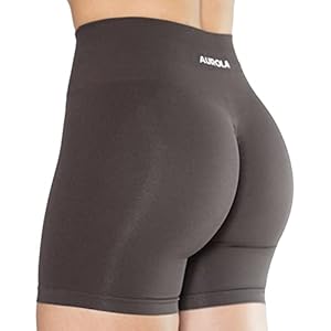 AUROLA Intensify Workout Shorts for Women Seamless Scrunch Short Gym Yoga Running Sport Active Exercise Fitness Shorts