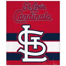 Couverture St. Louis Cardinals plaid chaud contre le froid 127x152 cm toucher doux