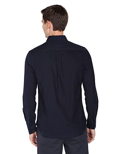 Image of U.S. Polo ASSN. Men Cotton Solid Tailored Fit Shirt