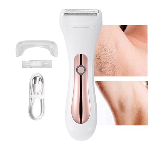 Afeitadora eléctrica para mujer: Cortadora de pelo púbico versátil, diseñada para un uso seguro | Cortacésped para el cabello corporal anti-arañazos, perfecto para el cuidado personal de las piernas,