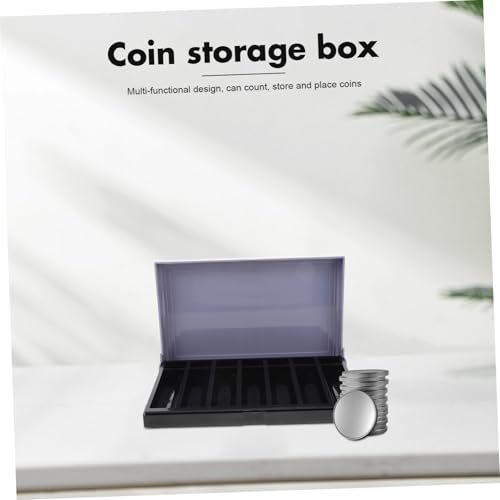 Organizador de monedas Artibetter gris PE 21.5x13.5x3.2 cm miniatura 7