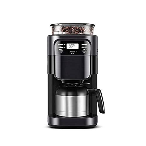 XFZJCHAP Coffee Machine American Coffee Machine Home Small Intelligent Automatic Drip Coffee Machine Bean Powder Dual-use Coffee Machine