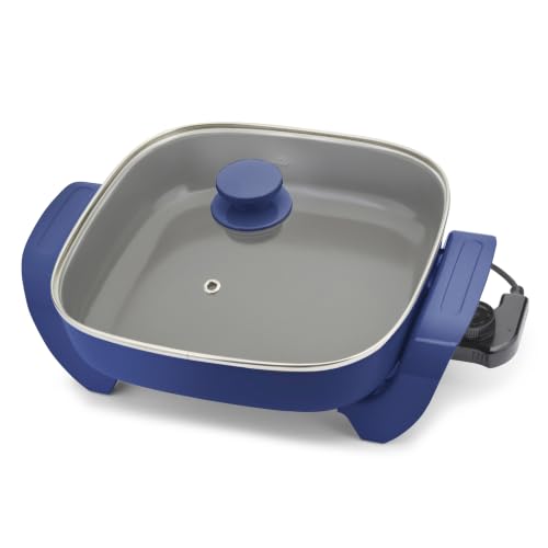 Greenlife 12" PFAS-Free Ceramic Nonstick Electric Skillet, 1...