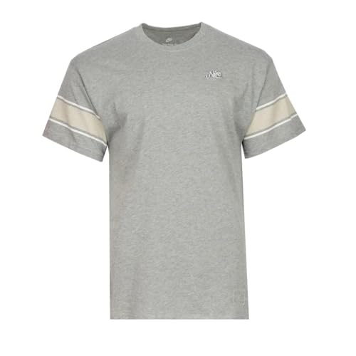 Nike Men's Sportswear Max 90 Varsity Loose T-Shirt (as1, Alpha, m, Regular, Regular, Gray)