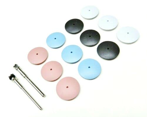 Silicone Polishing Wheel Knife Edge Wheel Assortment 14 Piece Polishers Germany by JTS