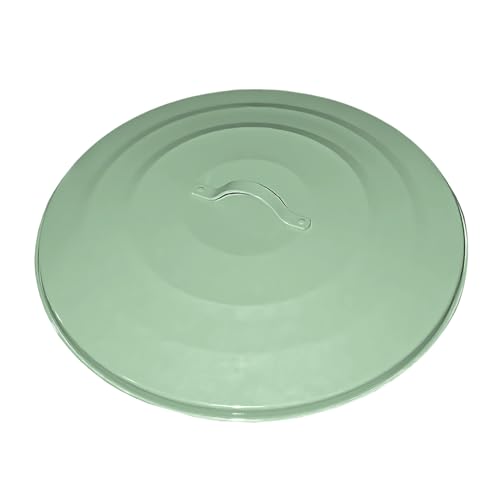 Caneca de basura metálica verde 13 galones Markson miniatura 6