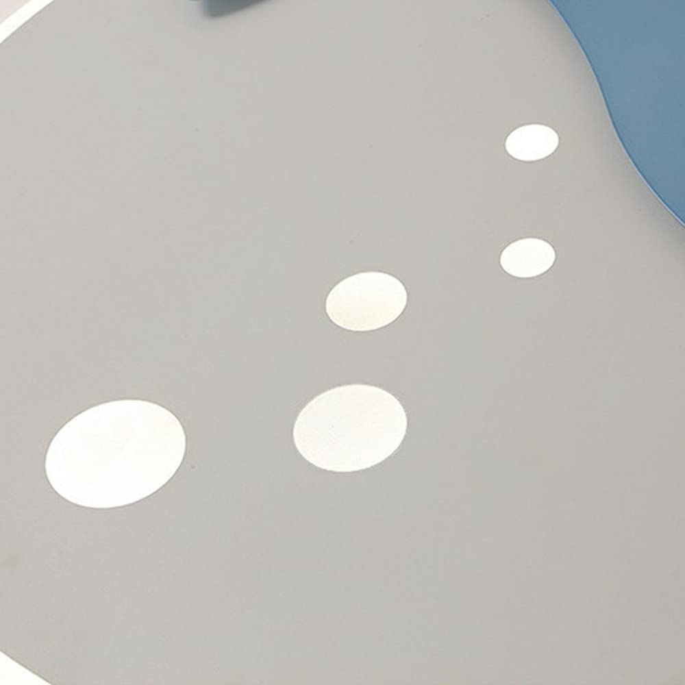Lámpara de techo for habitación de niños, encantadora forma de ballena azul, lámpara de techo LED empotrada, iluminación de techo for habitación de bebé, dormitorio de niños y niñas, habitación de niñ