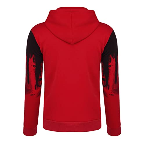 Men's Y2K Hoodies Color Pullover Long Sleeve Hooded Sweatshirt Tops Blouse Fashion Hoodies Sweatshirts, S-5XL4