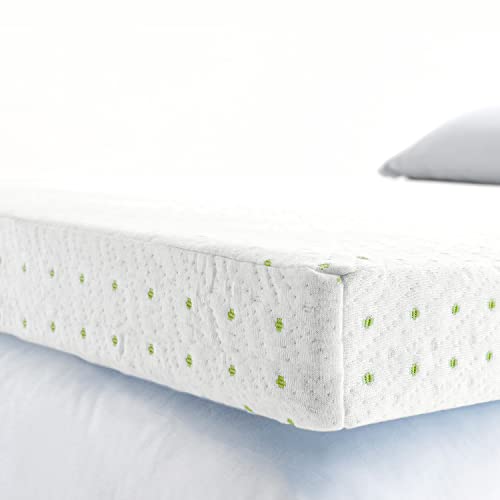 Mello - Matratzentopper 140x190 Memo, Premium Memory-Schaum Matratzenauflage 5cm, RG50 Memory Foam Topper, Waschbarer hypoallergener Bambus Bezug, Weicher Komfort H2/H3 (140 x 190 x 5cm) Cover