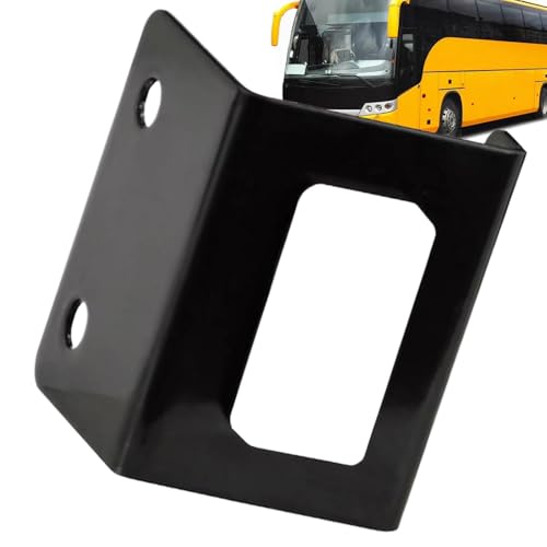 12 V Rocker Mounting Plate, Alloy Strong Bracket, Wear-Resistant Design, Automotive Replacement, Car Rack Adapter, Truck, Trailer, Bus Steel Alloy