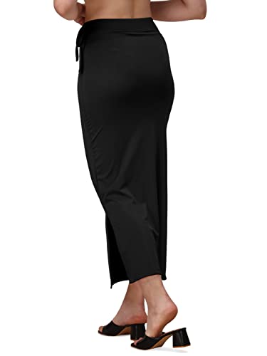 Image of Mehrang Microfiber Saree Shapewear Petticoat for Women, Cotton Blended Shape Wear Dress for Saree
