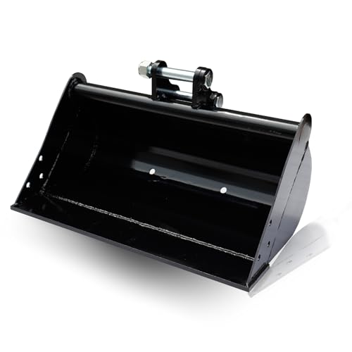 MMS 19.69in/500mm Flat Tooth Backhoe Bucket for Mini...