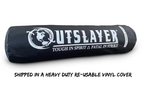 Outslayer Filled Punching Bag Boxing Training Practice Mma Heavy Bag 100 Pound Made In Usa (Black) #TOP1