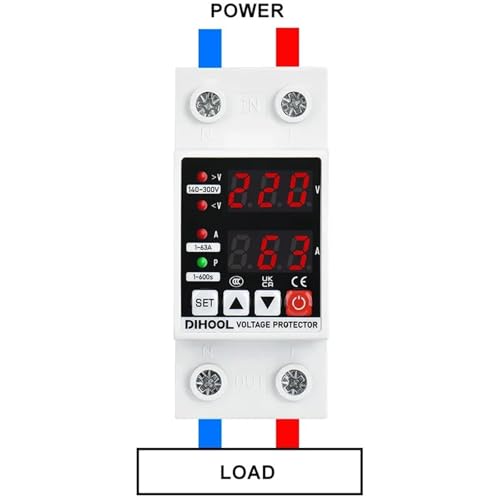 Protecteur de surtension réglable contre les variations de tension secteur AC 220V - 2